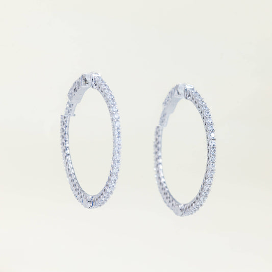 Infinity Circle Earrings