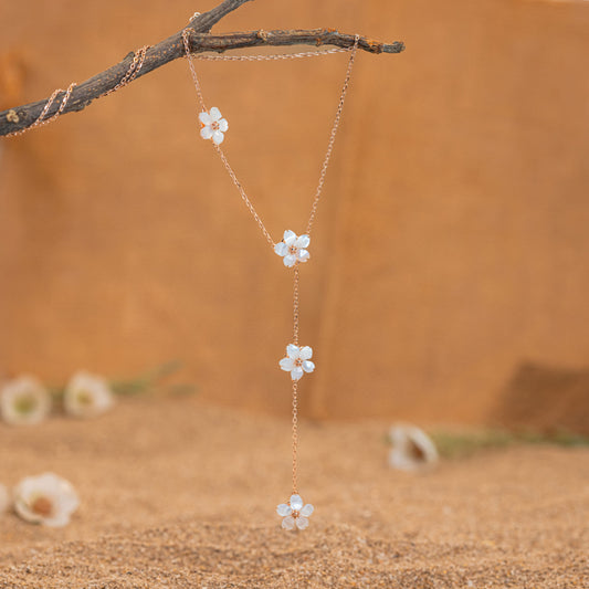The Fleur Lariat Necklace