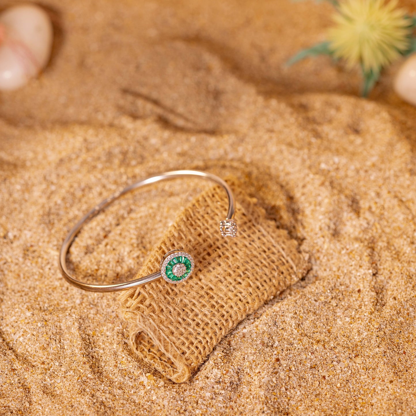 Emerald Starburst Bracelet