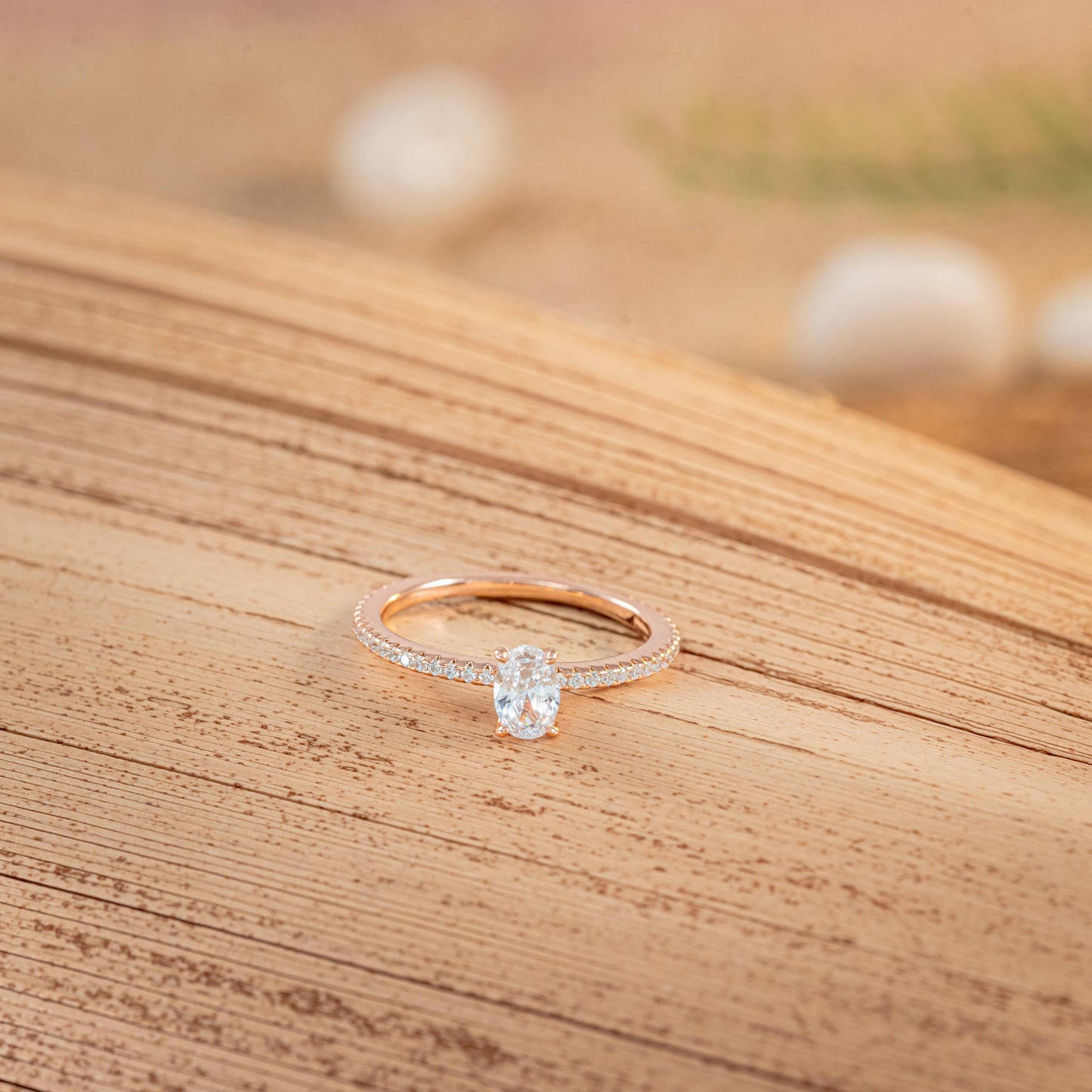 The Oval Solitaire Ring