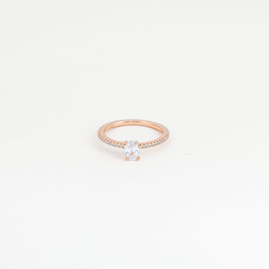 The Oval Solitaire Ring