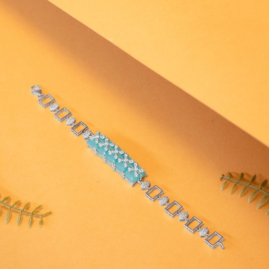 The Azure Floral Bracelet