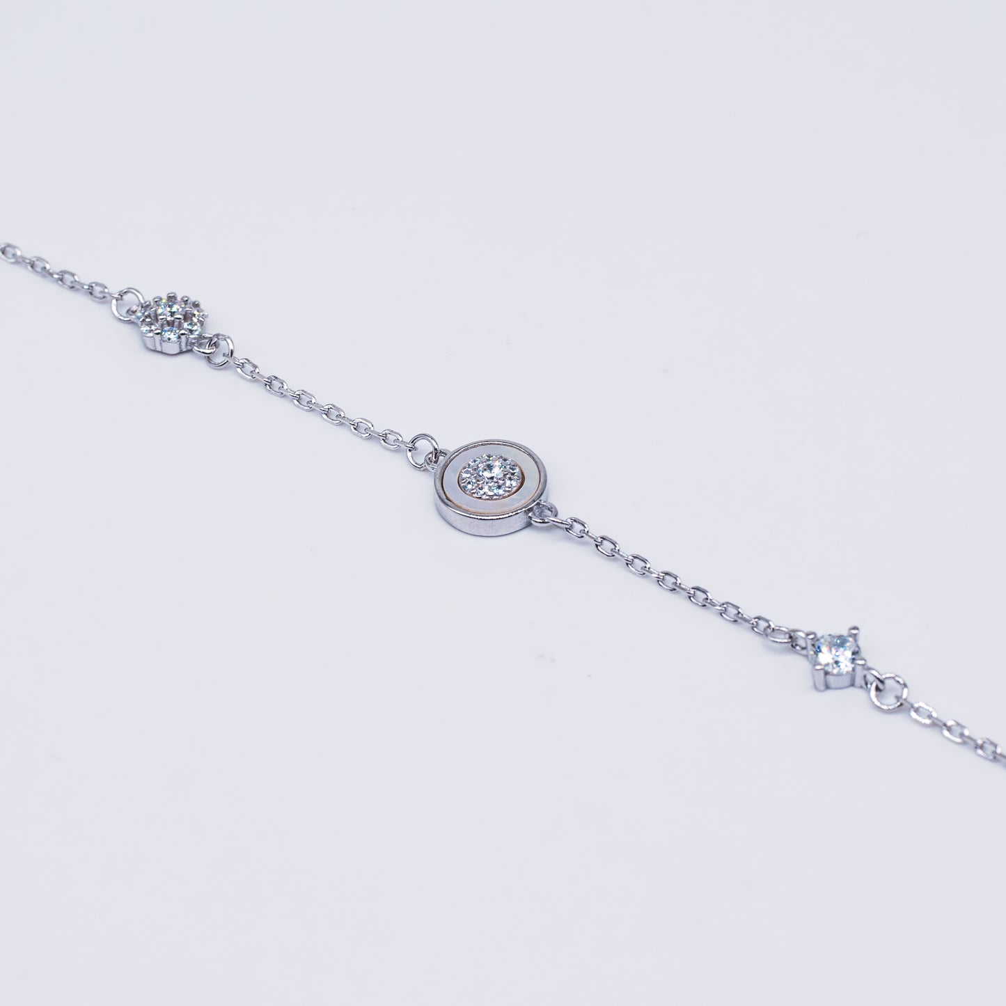 Mother Of Pearl Diamond Bracelet