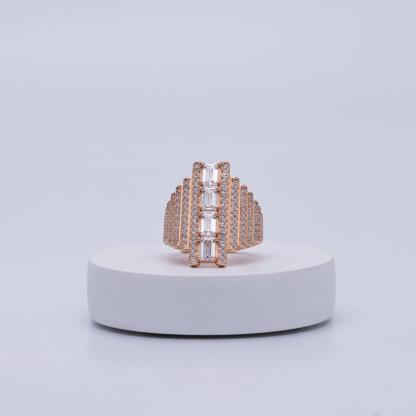 Manhattan Step Ring