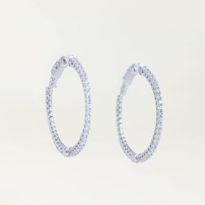 Infinity Circle Earrings