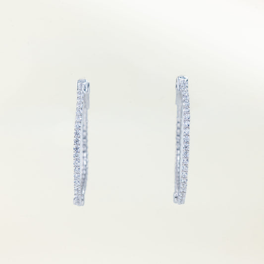 Infinity Circle Earrings