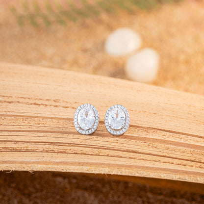 Celeste Oval Earrings