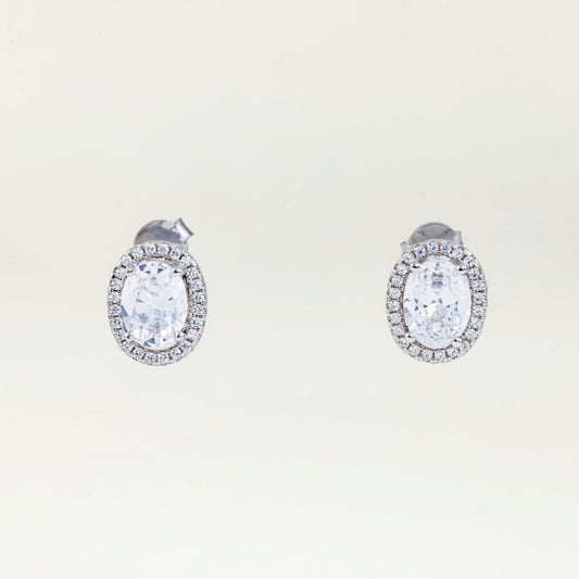 Celeste Oval Earrings