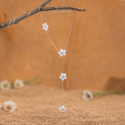 The Fleur Lariat Necklace