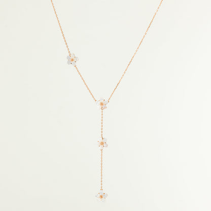 The Fleur Lariat Necklace