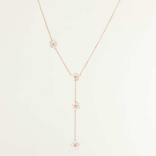 The Fleur Lariat Necklace