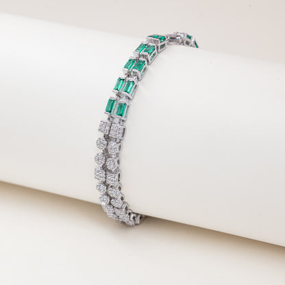 Emerald Couture Baguette Link