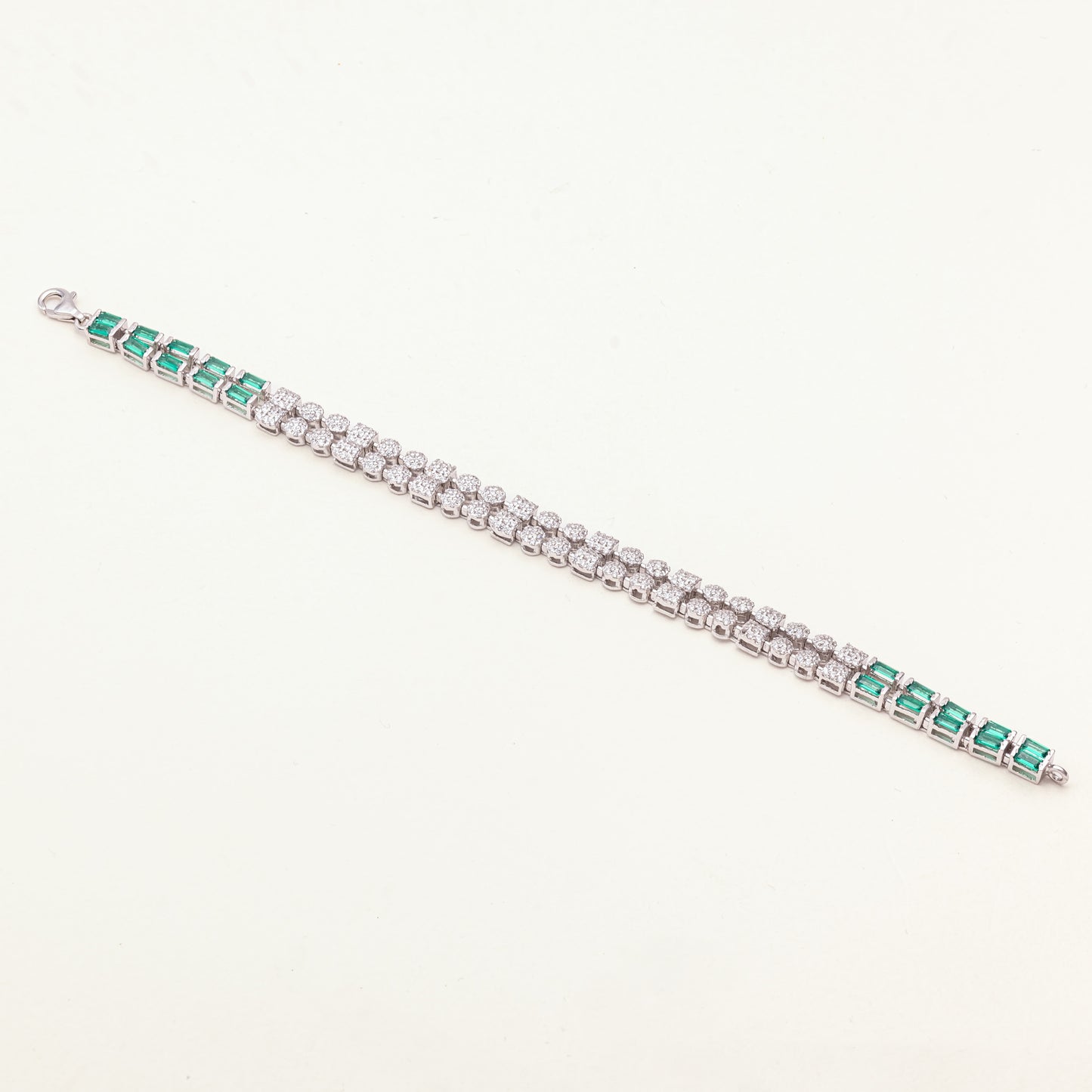 Emerald Couture Baguette Link