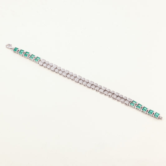 Emerald Couture Baguette Link