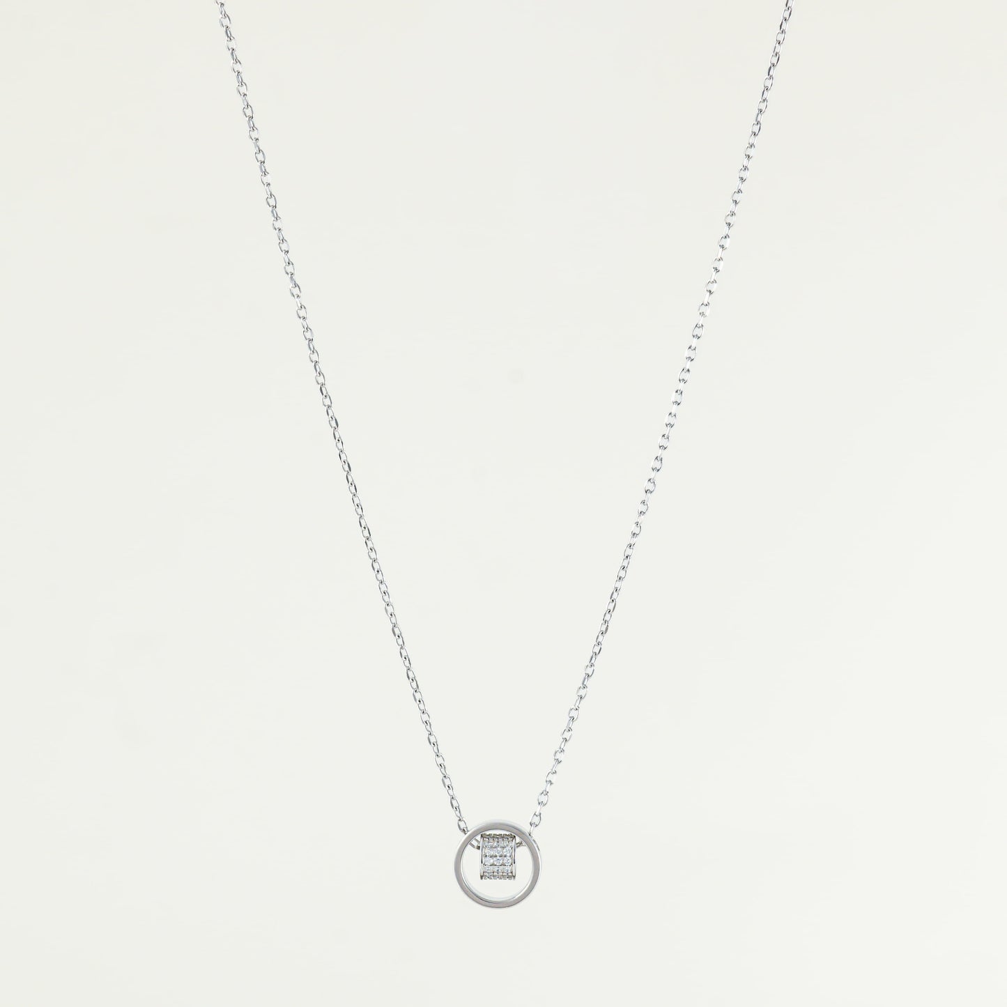 Halo Barrel Necklace