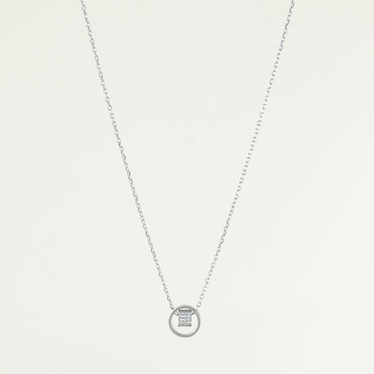 Halo Barrel Necklace