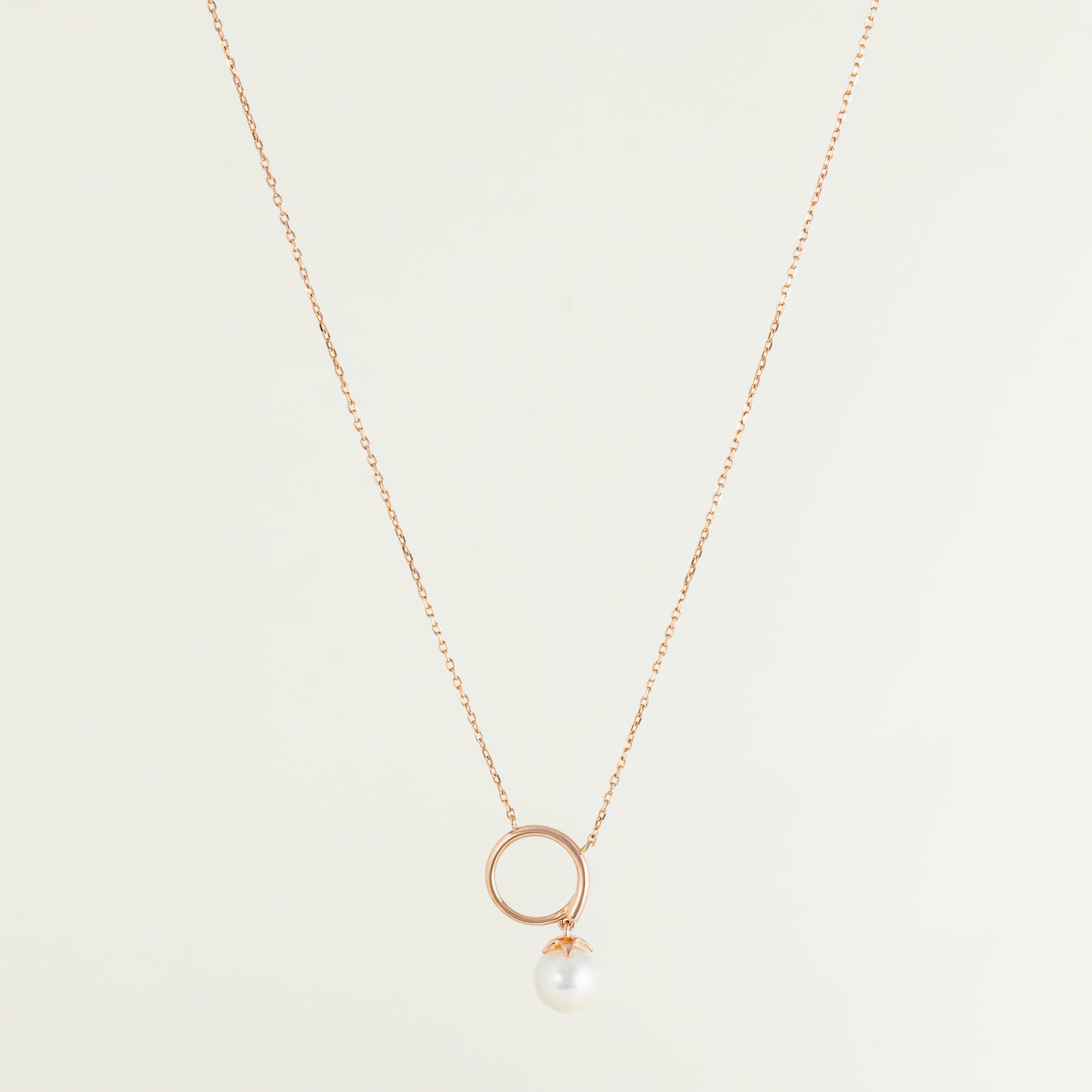 Elixir Hoop & Pearl Necklace