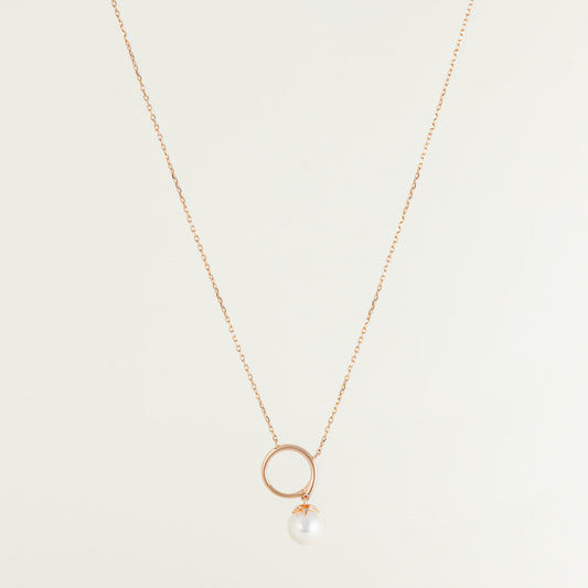 Elixir Hoop & Pearl Necklace