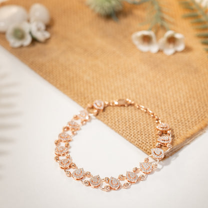 Teardrop Halo Bracelet