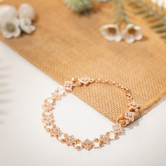 Imperial Quadrant Rose Bracelet