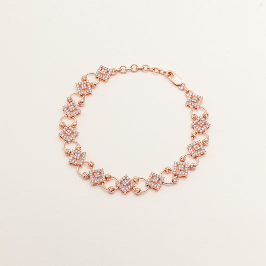Imperial Quadrant Rose Bracelet
