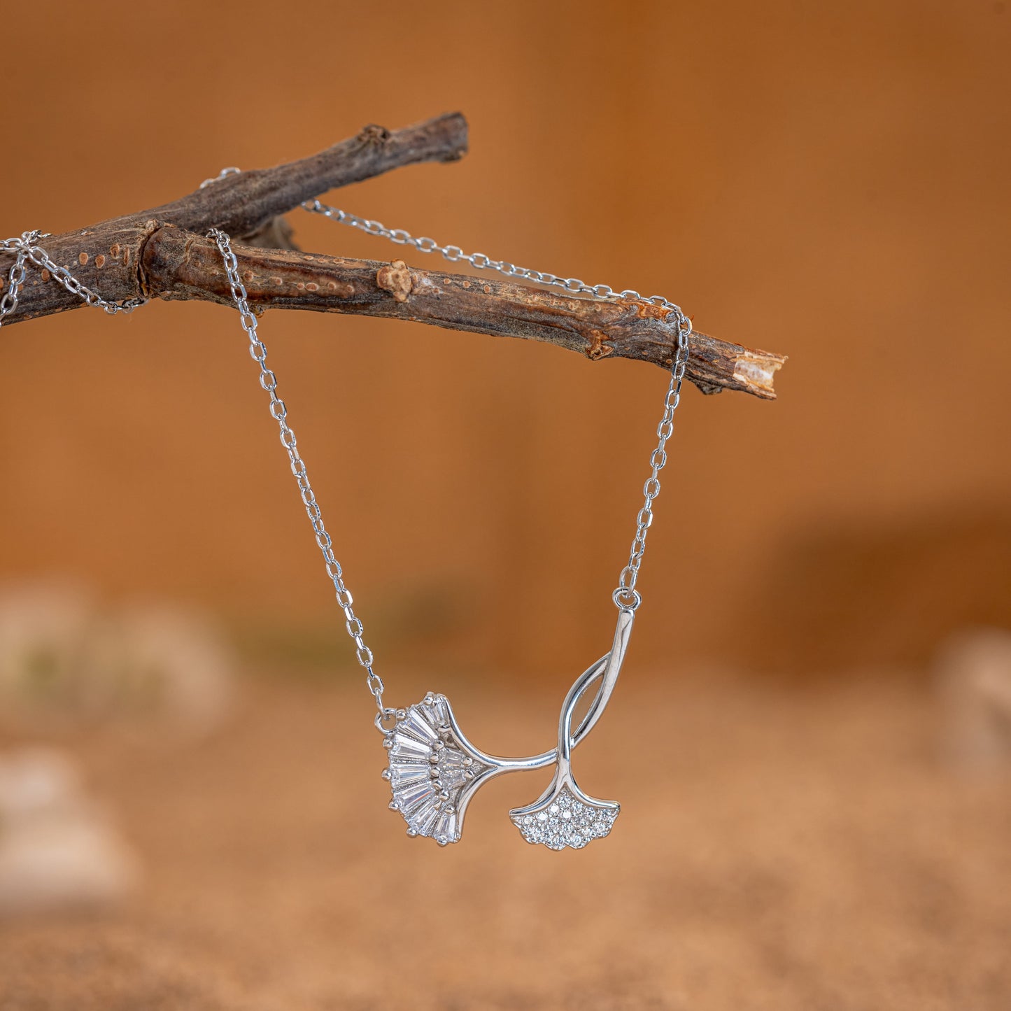 Aurelia Leaf Pendant