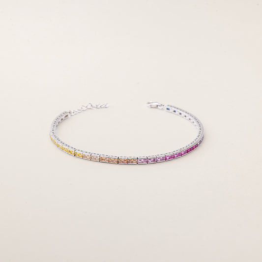 Spectral Prism Tennis Bracelet