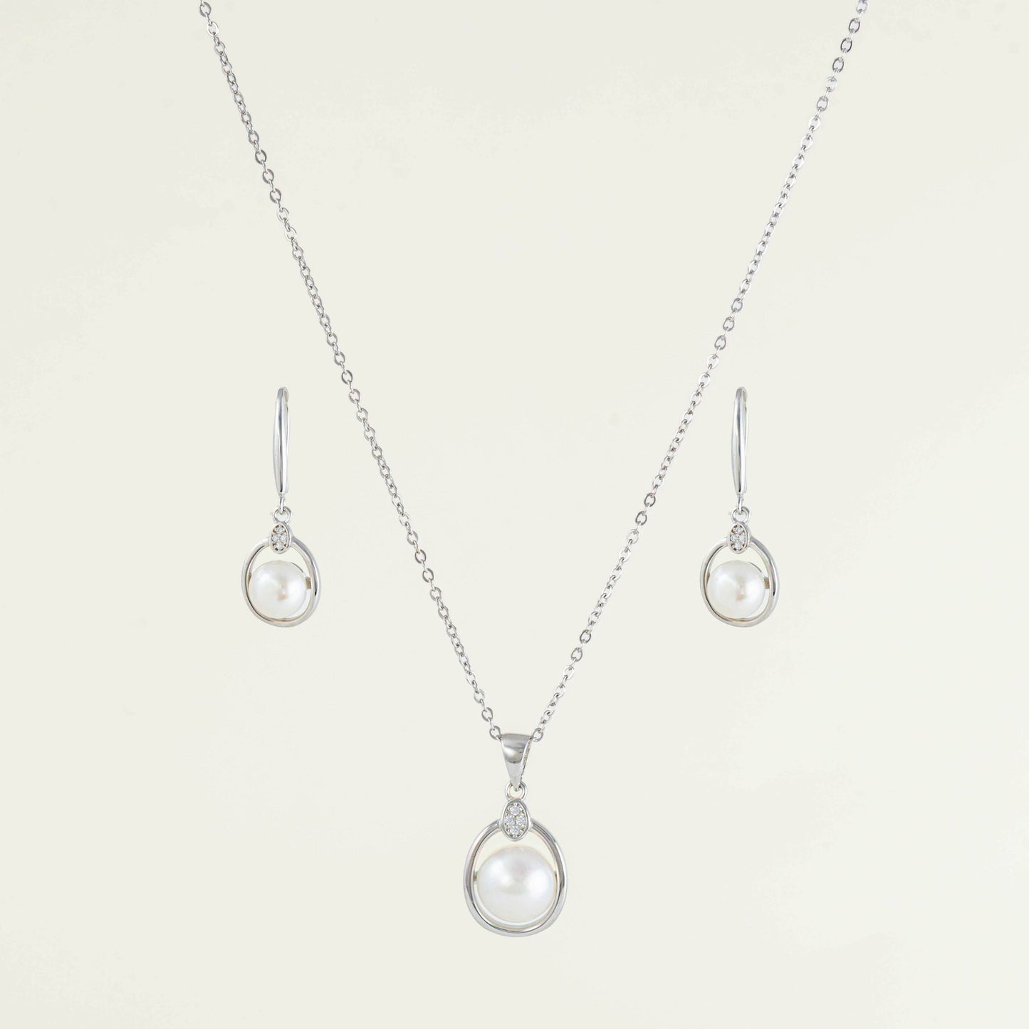 Elixir Hoop & Pearl Set