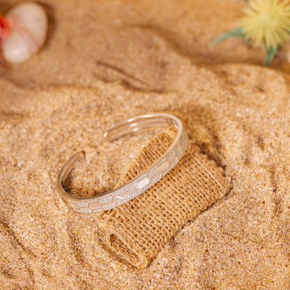 Honeycomb MOP Bangle