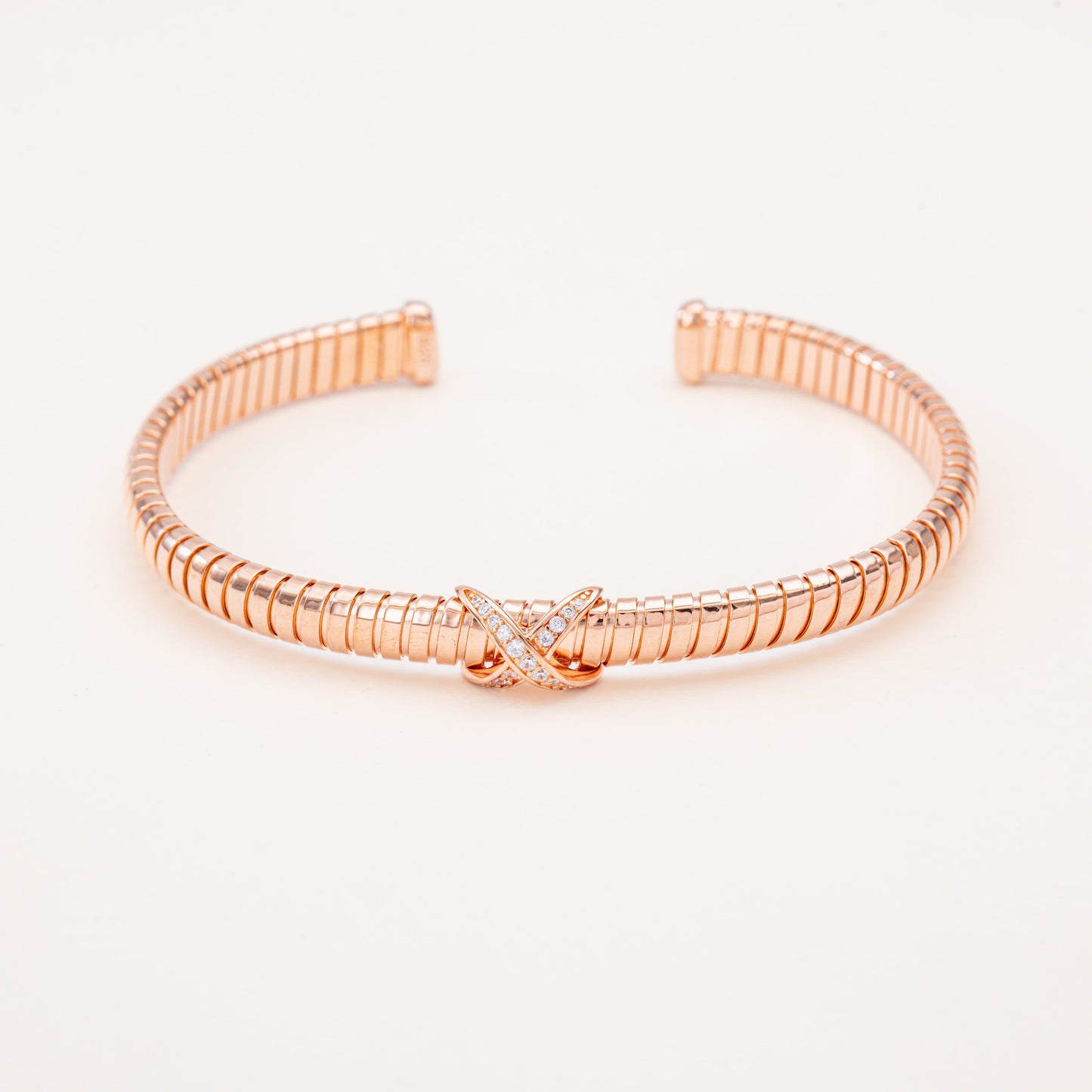The Gilded "X" Ribbed Cuff