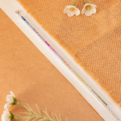 Spectral Prism Tennis Bracelet