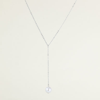 Pearl Lariat Necklace