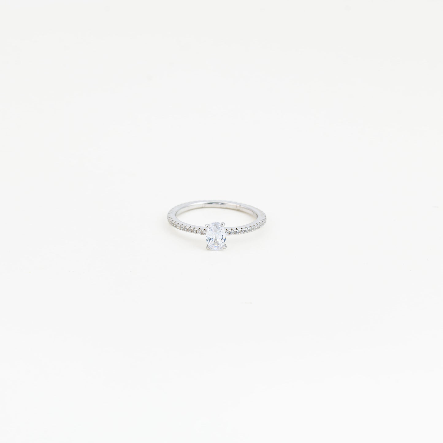 The Oval Solitaire Ring
