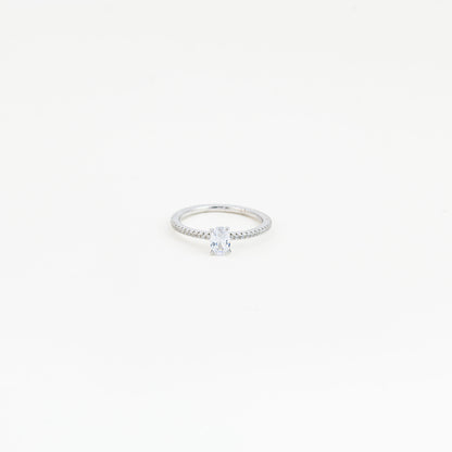 The Oval Solitaire Ring