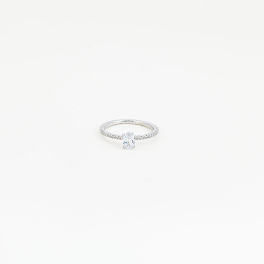 The Oval Solitaire Ring
