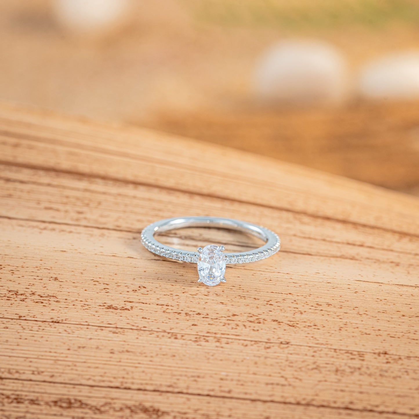 The Oval Solitaire Ring