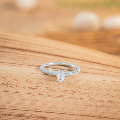 The Oval Solitaire Ring
