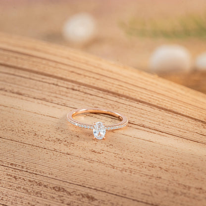 The Oval Solitaire Ring