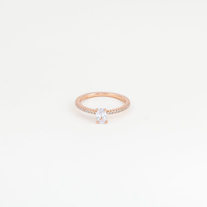 The Oval Solitaire Ring