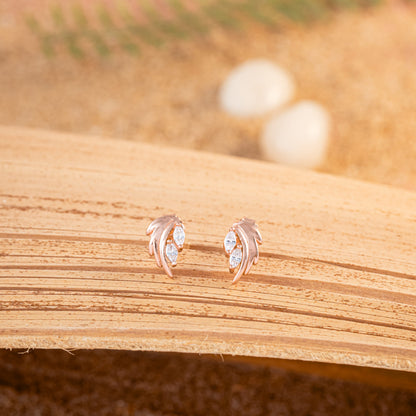 Elysian Leaf Studs