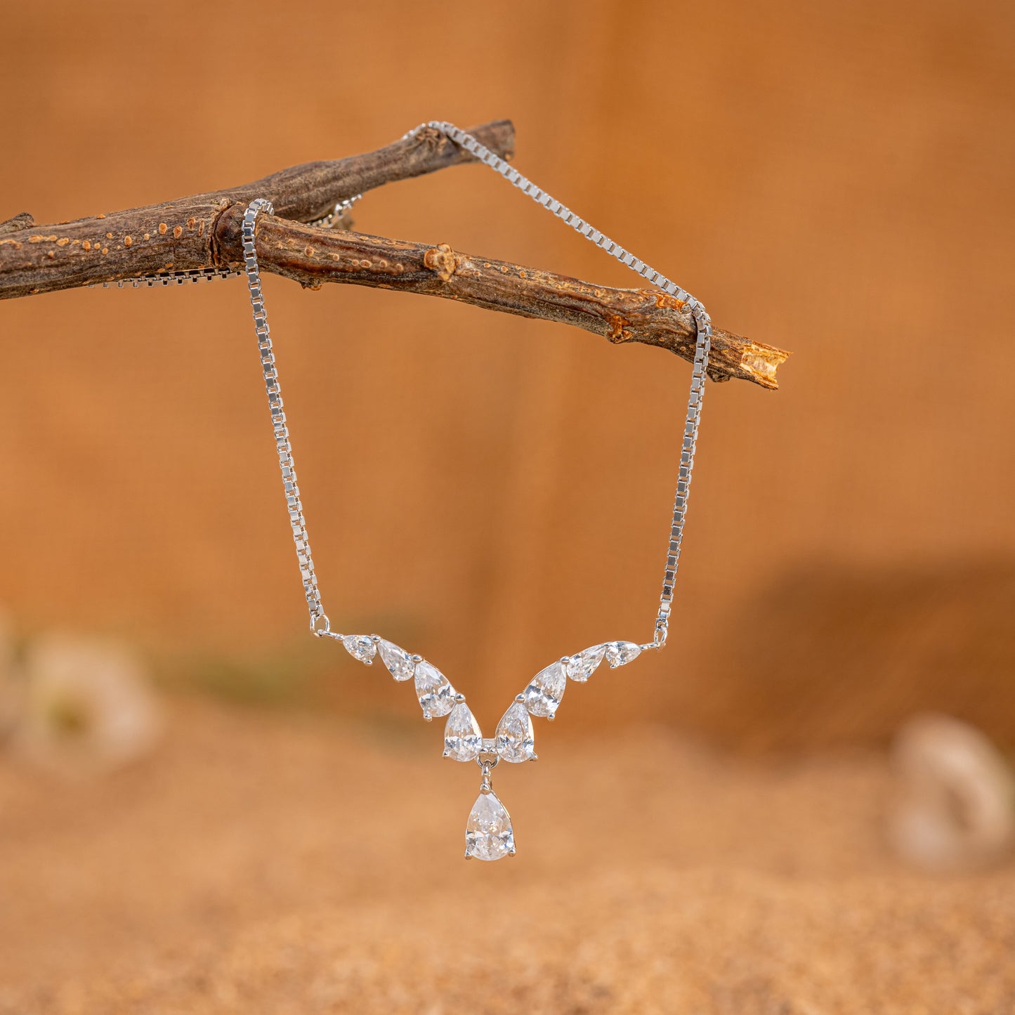 Lumina V-Drop Necklace