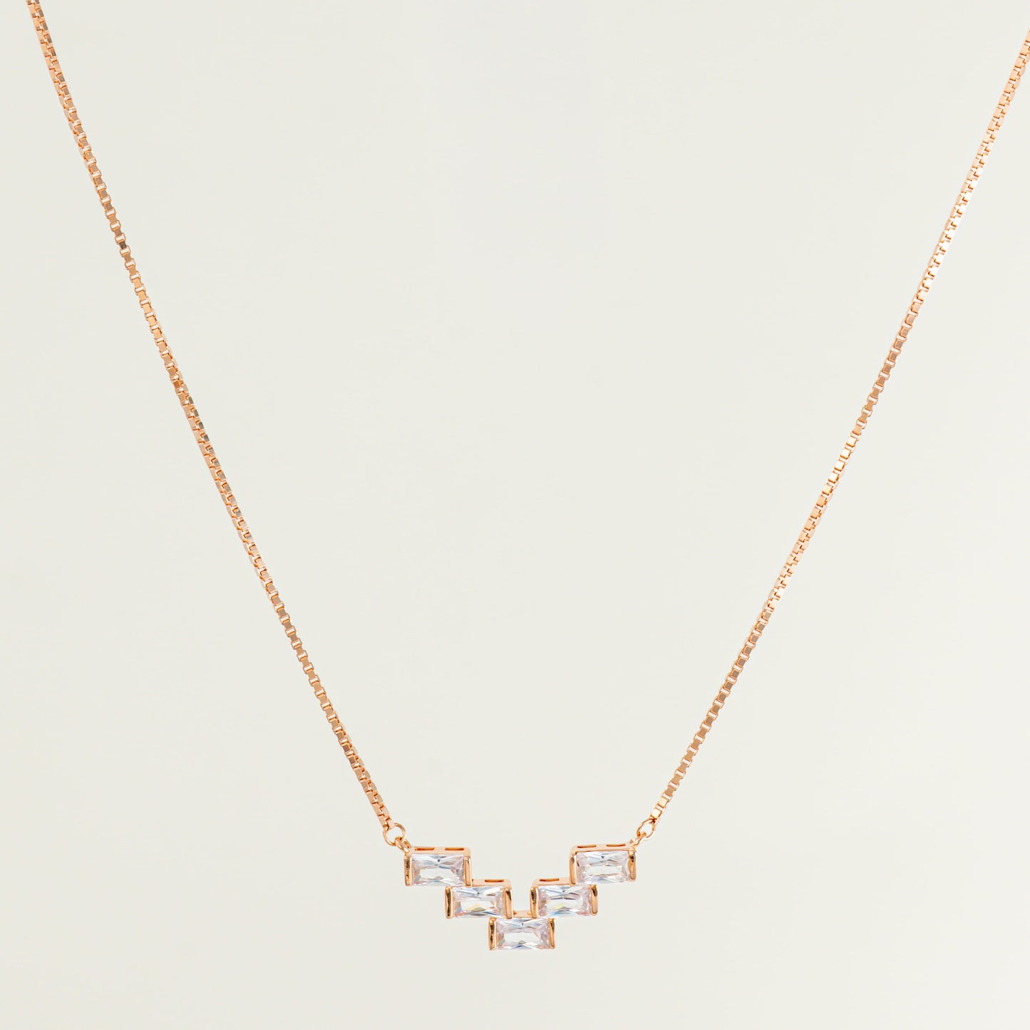 The Linear Baguette Necklace