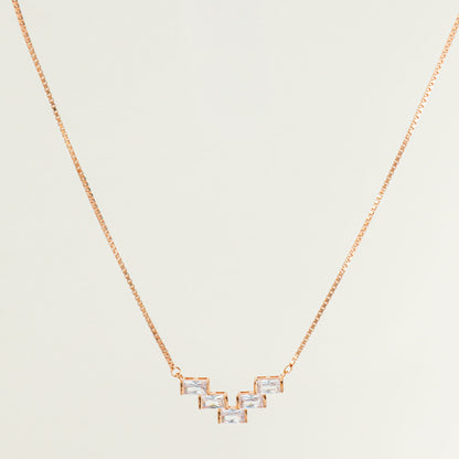 The Linear Baguette Necklace