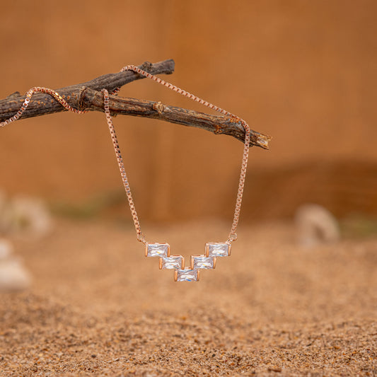 The Linear Baguette Necklace