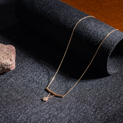 Blush Geometric Y-Necklace