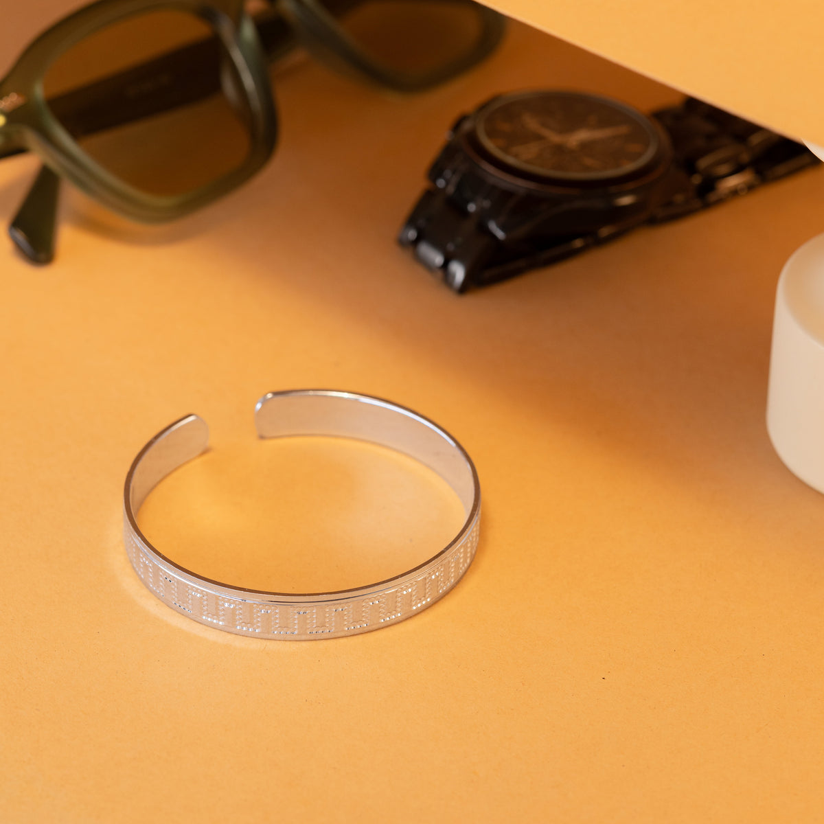 The Open Meander Sterling Cuff