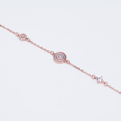 Mother Of Pearl Diamond Bracelet