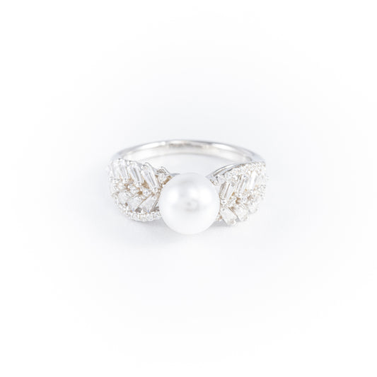 The Angel Wing Pearl Ring