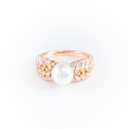 The Angel Wing Pearl Ring