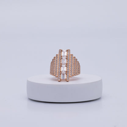 Manhattan Step Ring